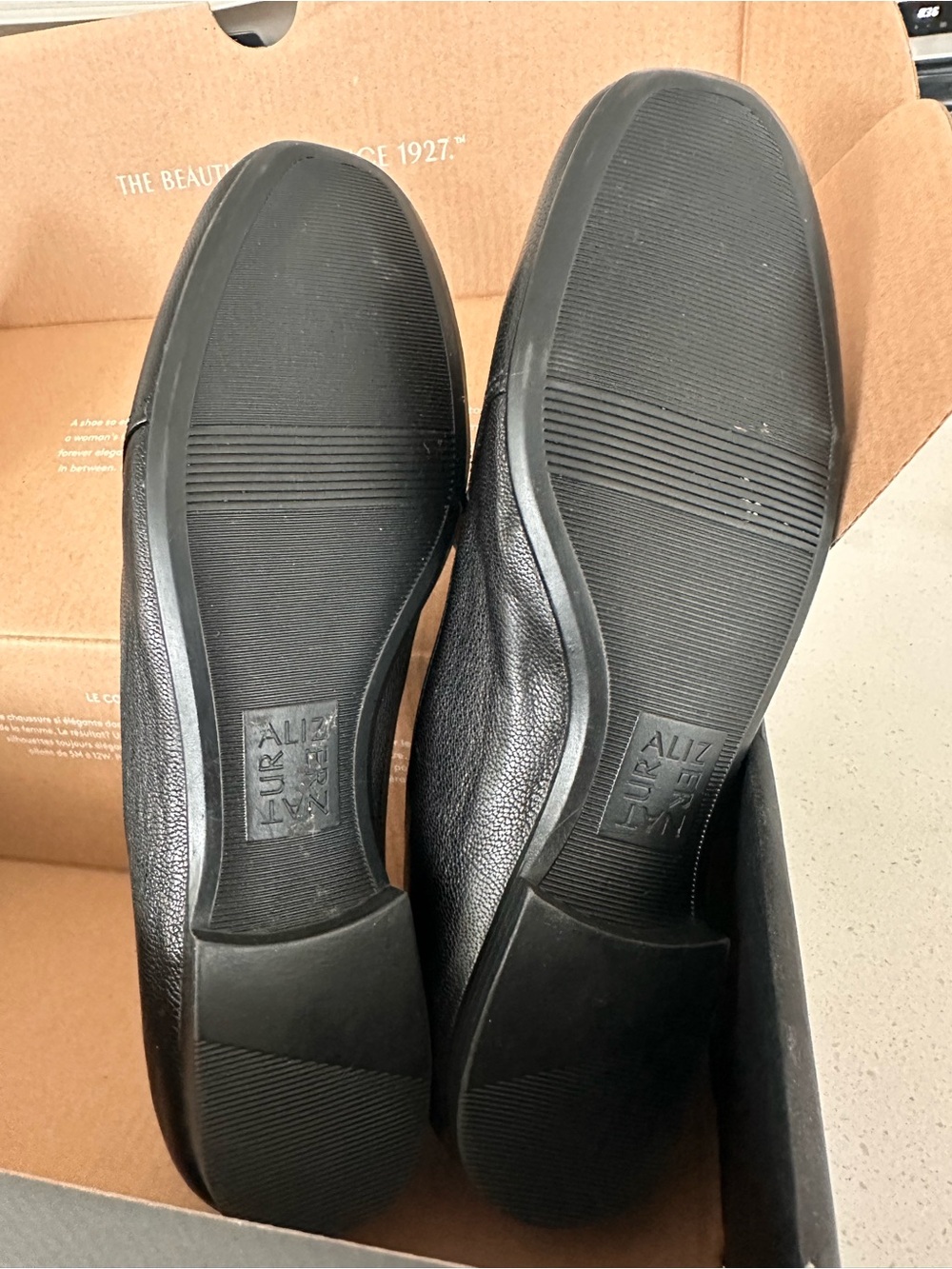 Naturalizer Emiline Black Leather Upper Balance Flats Size 6.5 - Picture 15 of 16